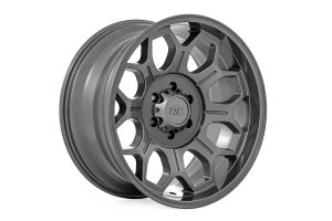 Wheel - Rough Country - 77 Series, One-Piece, 20x9, 6x5.5, 0mm - Gunmetal Gray Wheel - Rough Country - 77 Series, One-Piece, 20x9, 6x5.5, 0mm - Gunmetal Gray